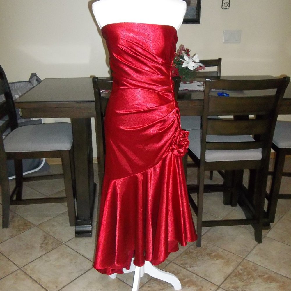 Jump Satin Prom Dress size 9/10